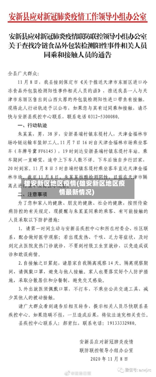 雄安新区地区疫情(雄安新区地区疫情最新情况)-第2张图片