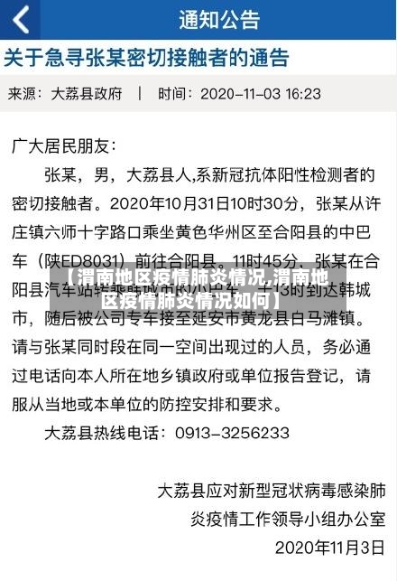 【渭南地区疫情肺炎情况,渭南地区疫情肺炎情况如何】-第2张图片