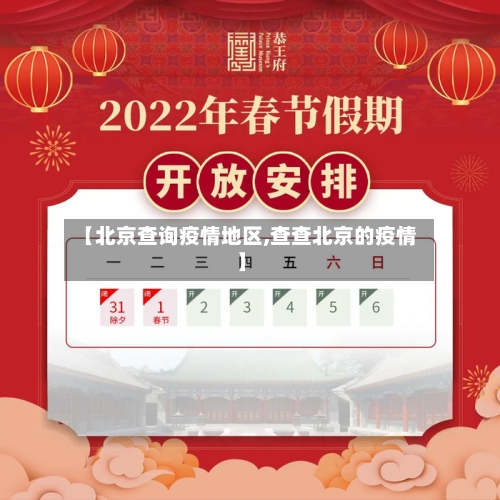 【北京查询疫情地区,查查北京的疫情】-第2张图片
