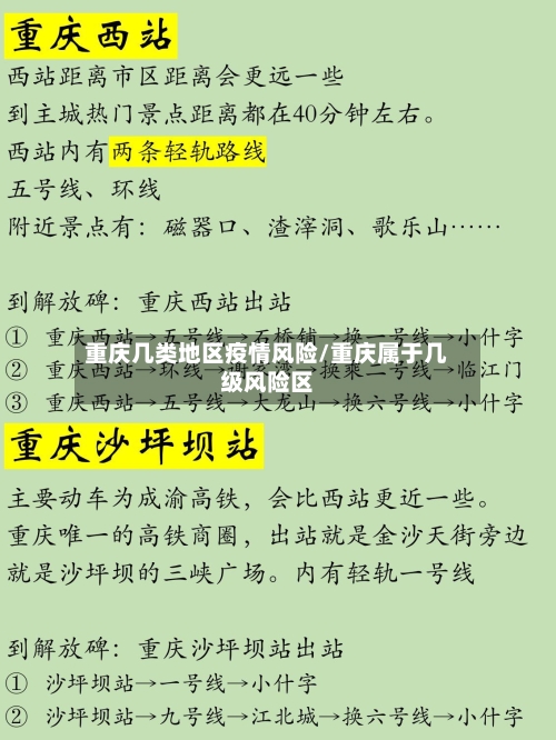 重庆几类地区疫情风险/重庆属于几级风险区-第3张图片