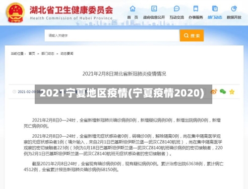 2021宁夏地区疫情(宁夏疫情2020)-第2张图片