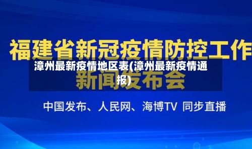 漳州最新疫情地区表(漳州最新疫情通报)-第2张图片