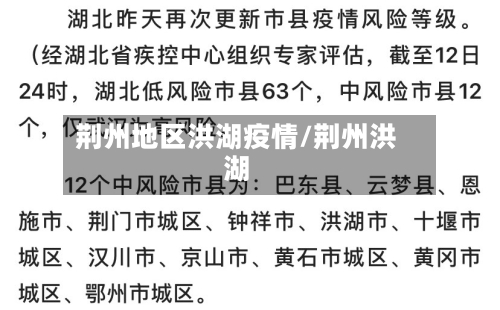 荆州地区洪湖疫情/荆州洪湖-第2张图片